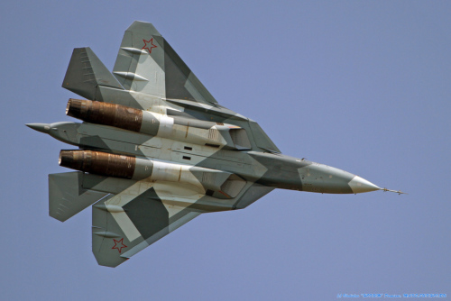 資料圖:俄羅斯T-50戰斗機 資料圖:俄羅斯T-50戰斗機