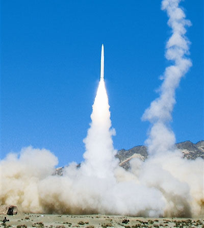資料圖:二炮彈道導彈發射 資料圖:二炮彈道導彈發射