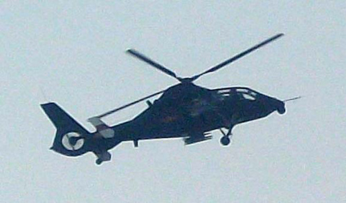 網絡上流傳的直-19型直升機照片 網絡上流傳的直-19型直升機照片