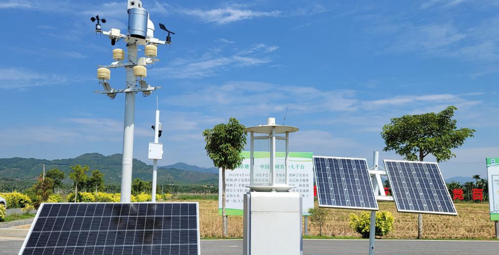 探訪在種業(yè)科研和創(chuàng)業(yè)熱土中成長(zhǎng)的三亞“南繁硅谷”<p>晚秋的三亞，午間陽(yáng)光依然炙熱。在崖州區(qū)壩頭南繁基地，由太陽(yáng)能電池板提供能源，生態(tài)監(jiān)測(cè)系統(tǒng)、物聯(lián)網(wǎng)蟲情信息采集系統(tǒng)不間斷工作。<p>