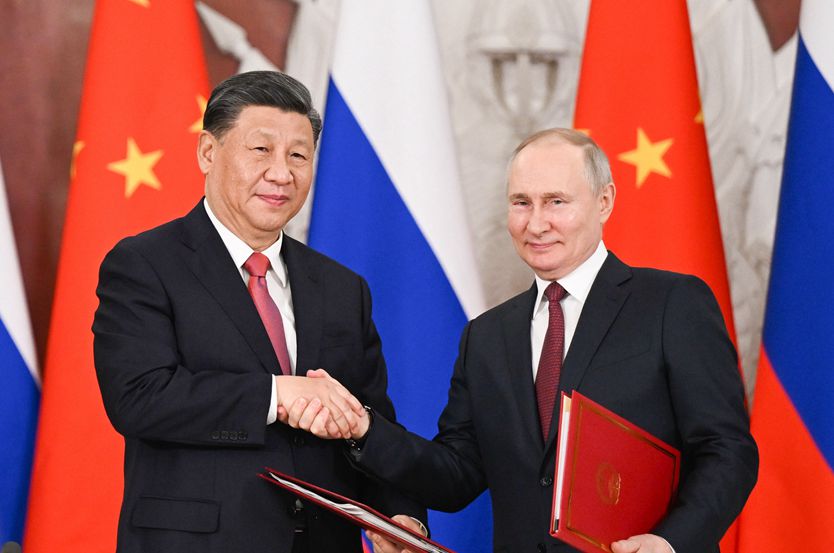 習近平同俄羅斯總統普京舉行會談