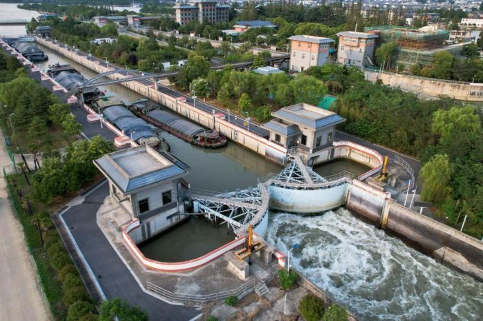 京杭運河揚州段：千年水道經久不衰